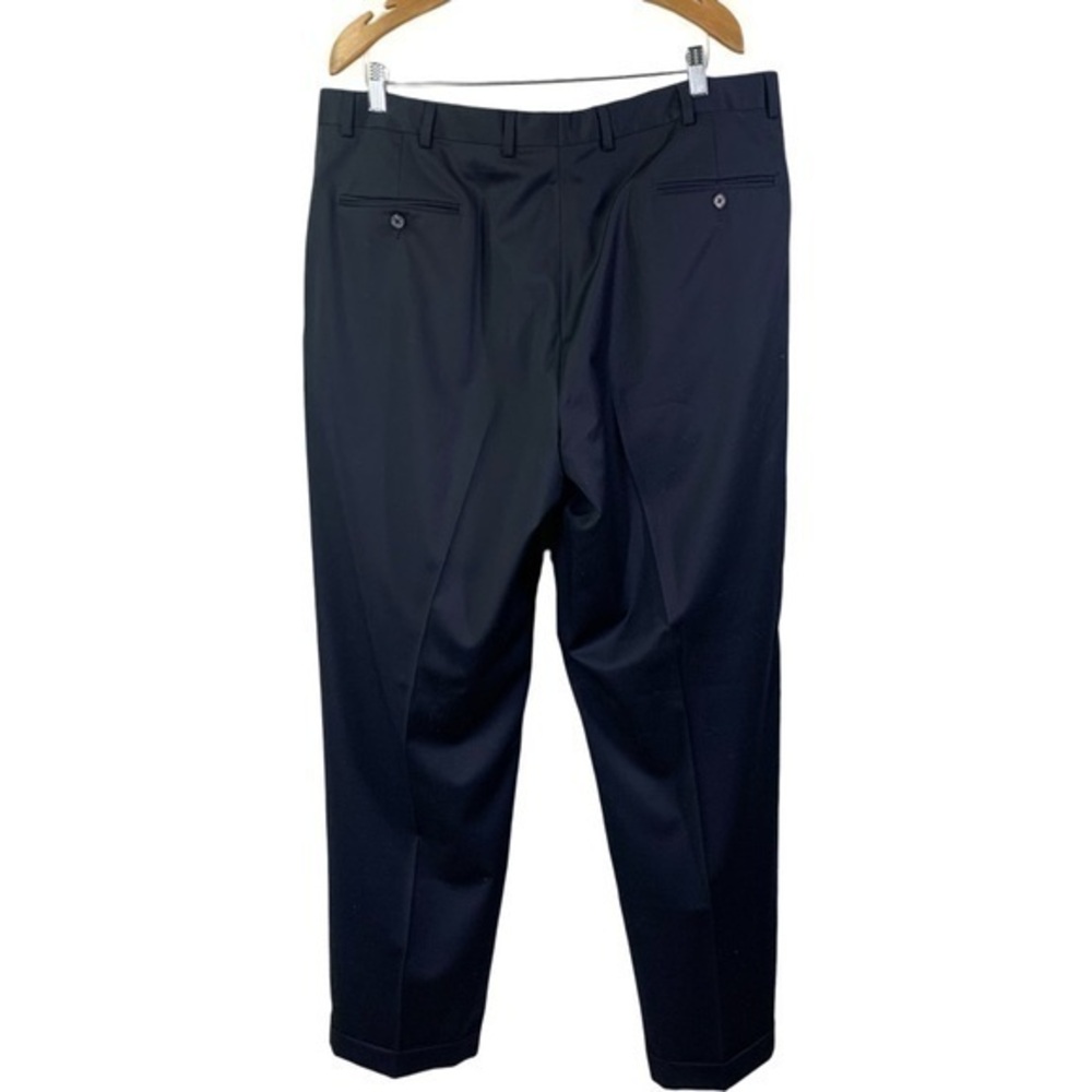 HART SCHAFFNER MARX Dark Gray Wool‎ Trouser Pants - Picture 6 of 10